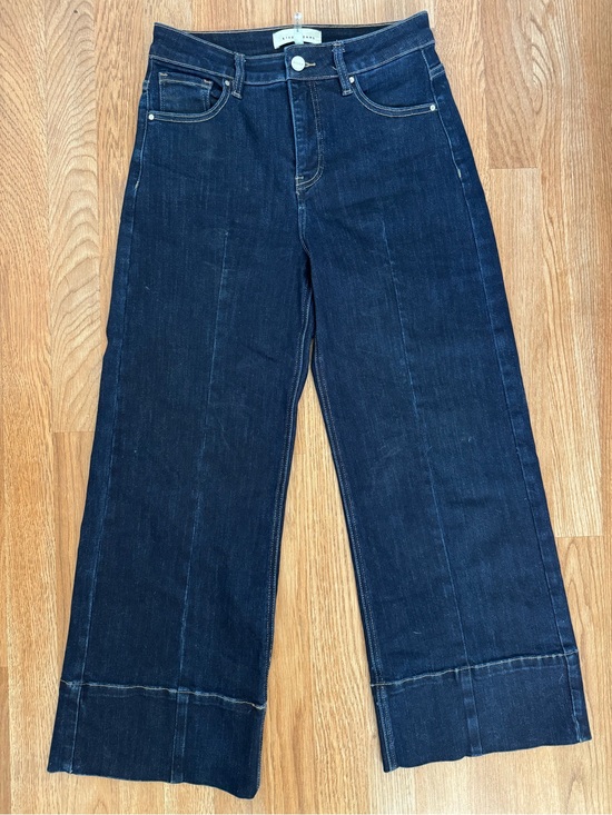Risen Jeans Denim - Risen Jeans Wide Leg Dark Blue Women’s Jeans